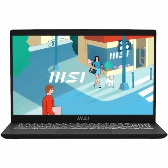 MSI Modern 15 B13M-1097US 15.6 Notebook - Full HD - 60 Hz - Intel Core i5 13th Gen i5-1334U - 16 GB - 512 GB SSD - Classic Black | SKU MSI-MOD097
