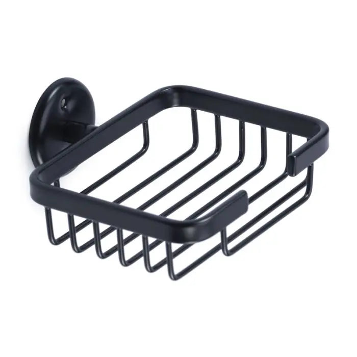 Soap Dish, Wall Mounted, Stainless Steel, Matt Black
