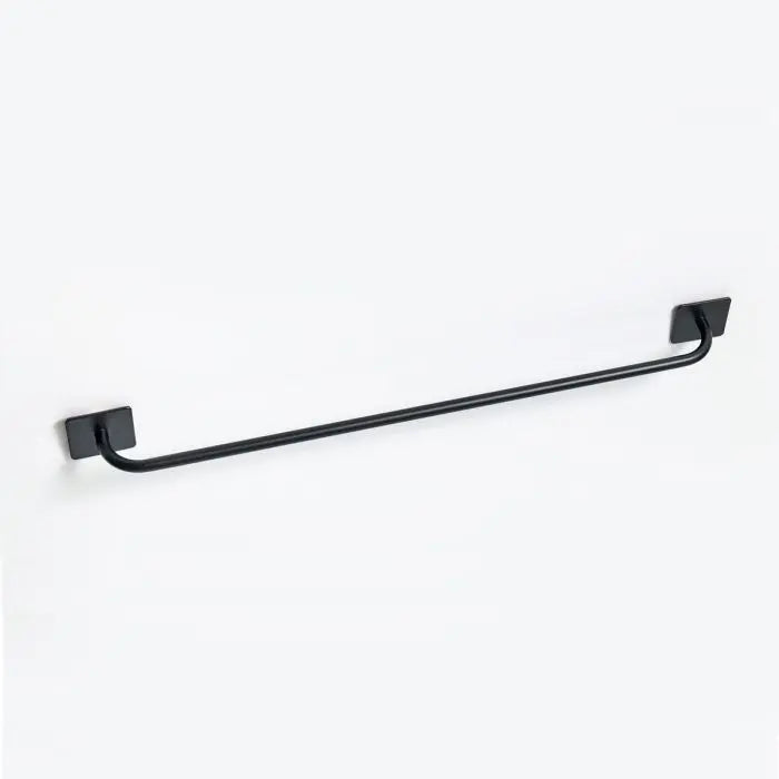 Towel Rail, Stainless Steel, Black, 3M Stick-On, 600mm