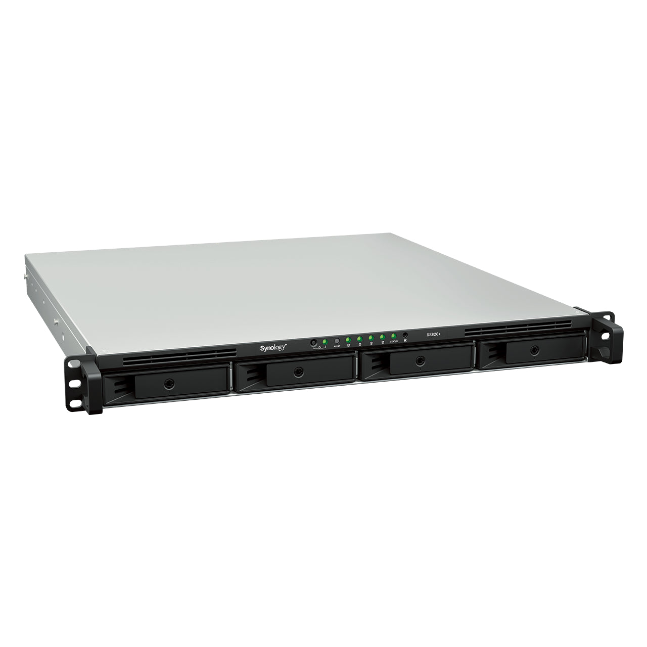 Synology RS826+ 4-Bay Diskless 1U Rackmount Scalable edge NAS with AMD Ryzen V1500B | SKU SYN-RS826P