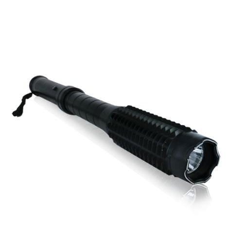 1109 Stun Gun | Aluminium Alloy Rechargeable Stun Gun with Torch | 1300000V