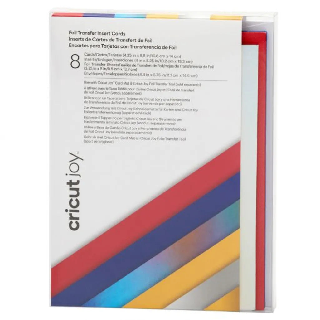 2009202 - Cricut Insert Cards Foil Celebration R20 10.8x14cm 8-Pack