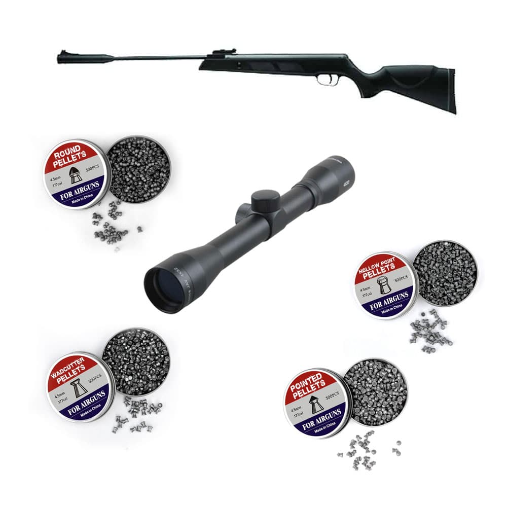 Artemis Air Guns, 4.5mm SR1000S Black Combo