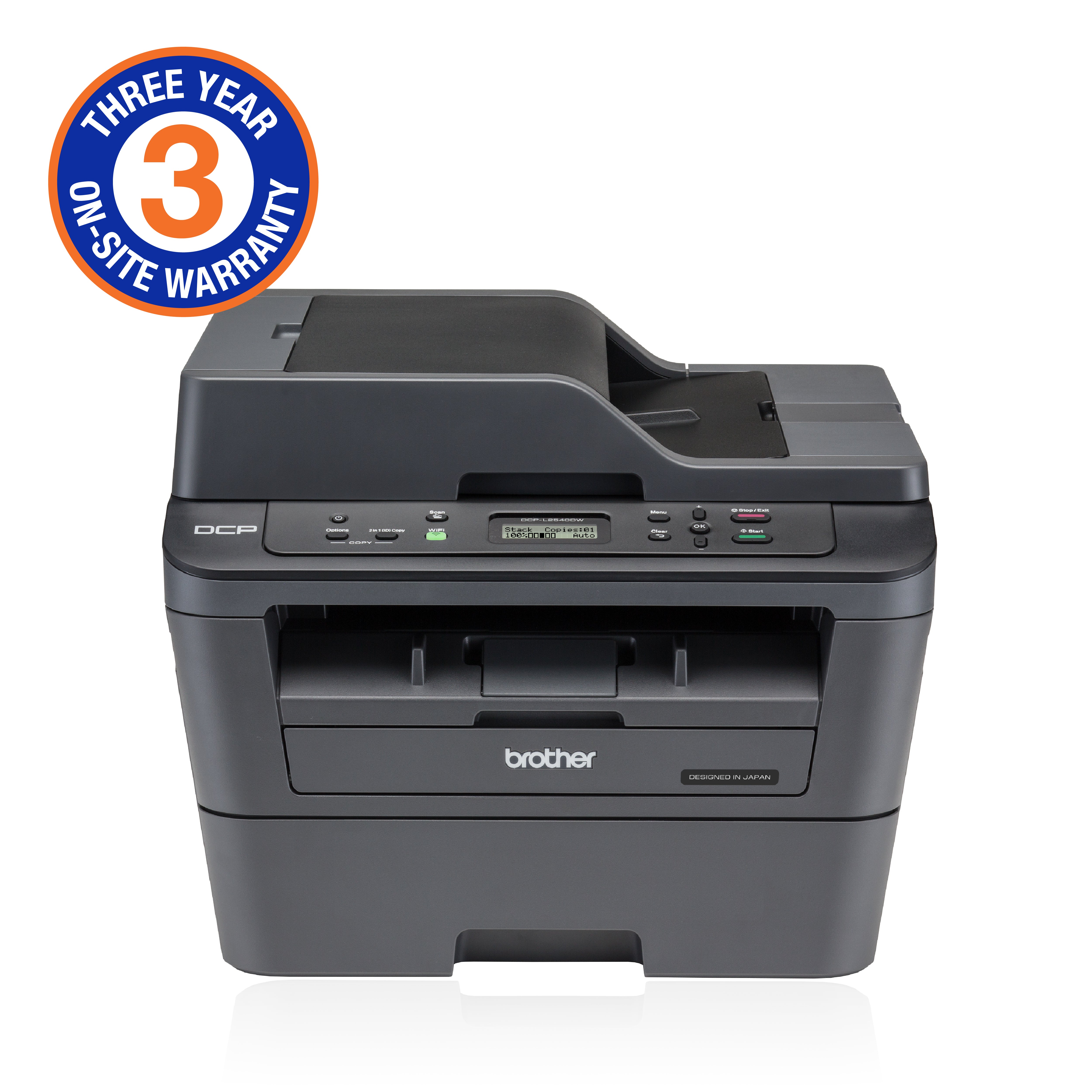 Brother DCP-L2540DW with 3yr Waranty
