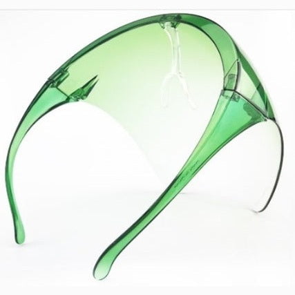 Casey Protective Faceshield Glasses Mask - Green