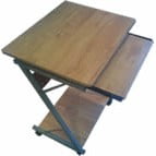 COMPUTER DESK-WOOD FINISH