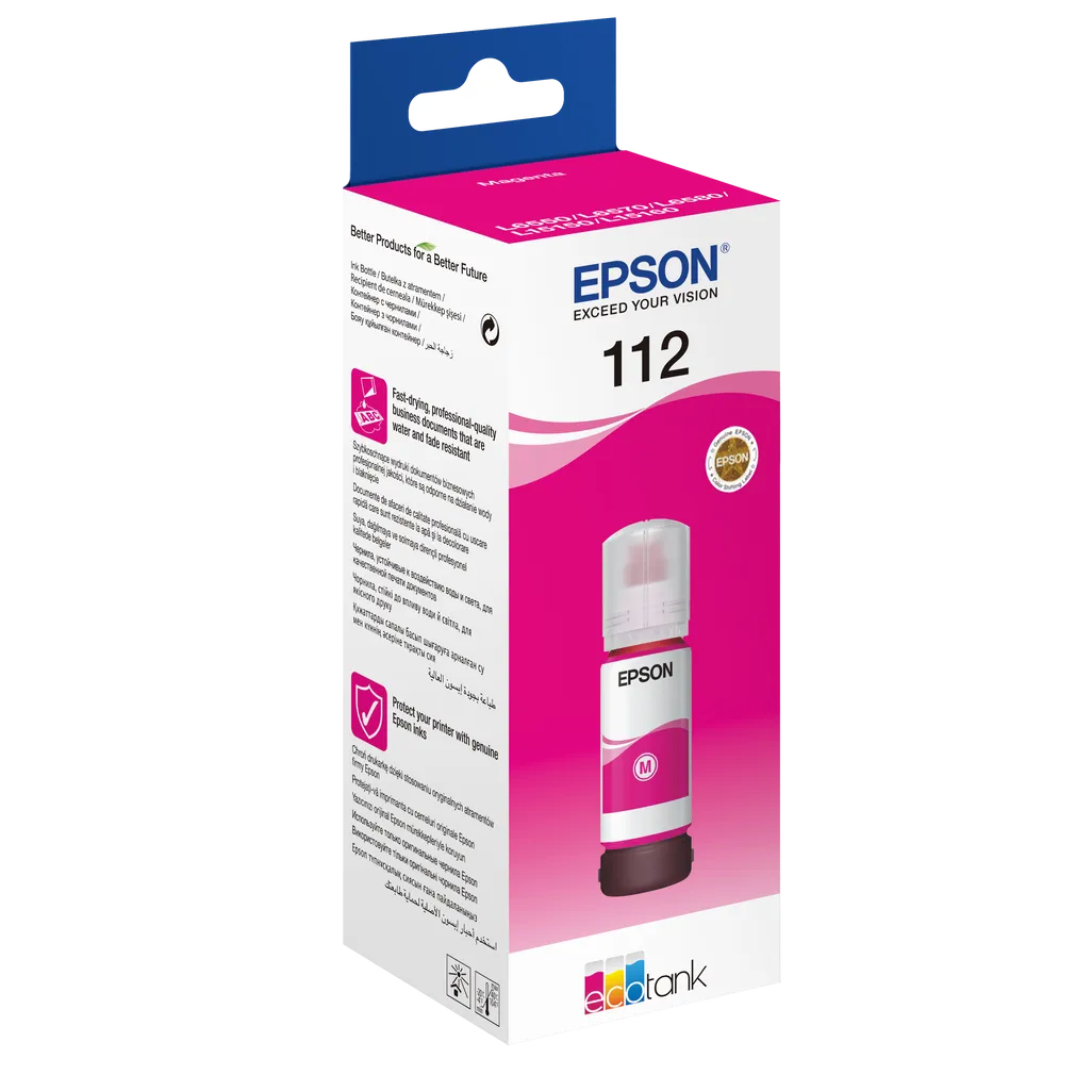Epson 112 EcoTank Magenta Ink Bottle