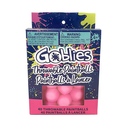 GOBLIES THROWABLE PAINTBALLS PINK - 40CT