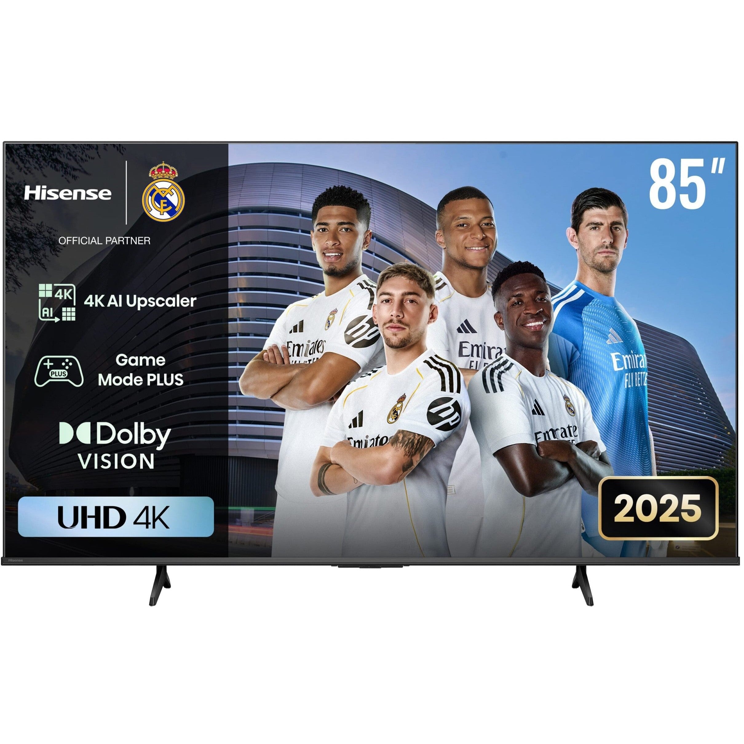 Hisense 85 Inch 4K UHD VIDAA Smart LED TV