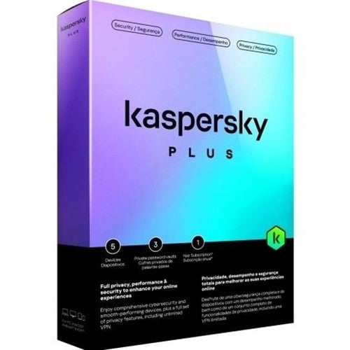 Kaspersky 5 Devices PLUS Security Software