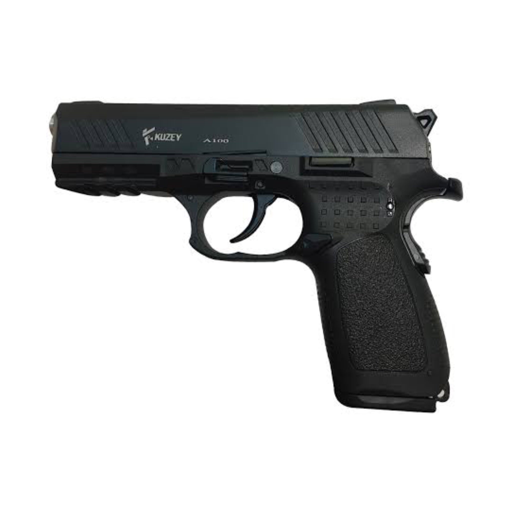 Kuzey A100 Black BlankPepper Gun (Semi Auto|14+1|9mm PAK)