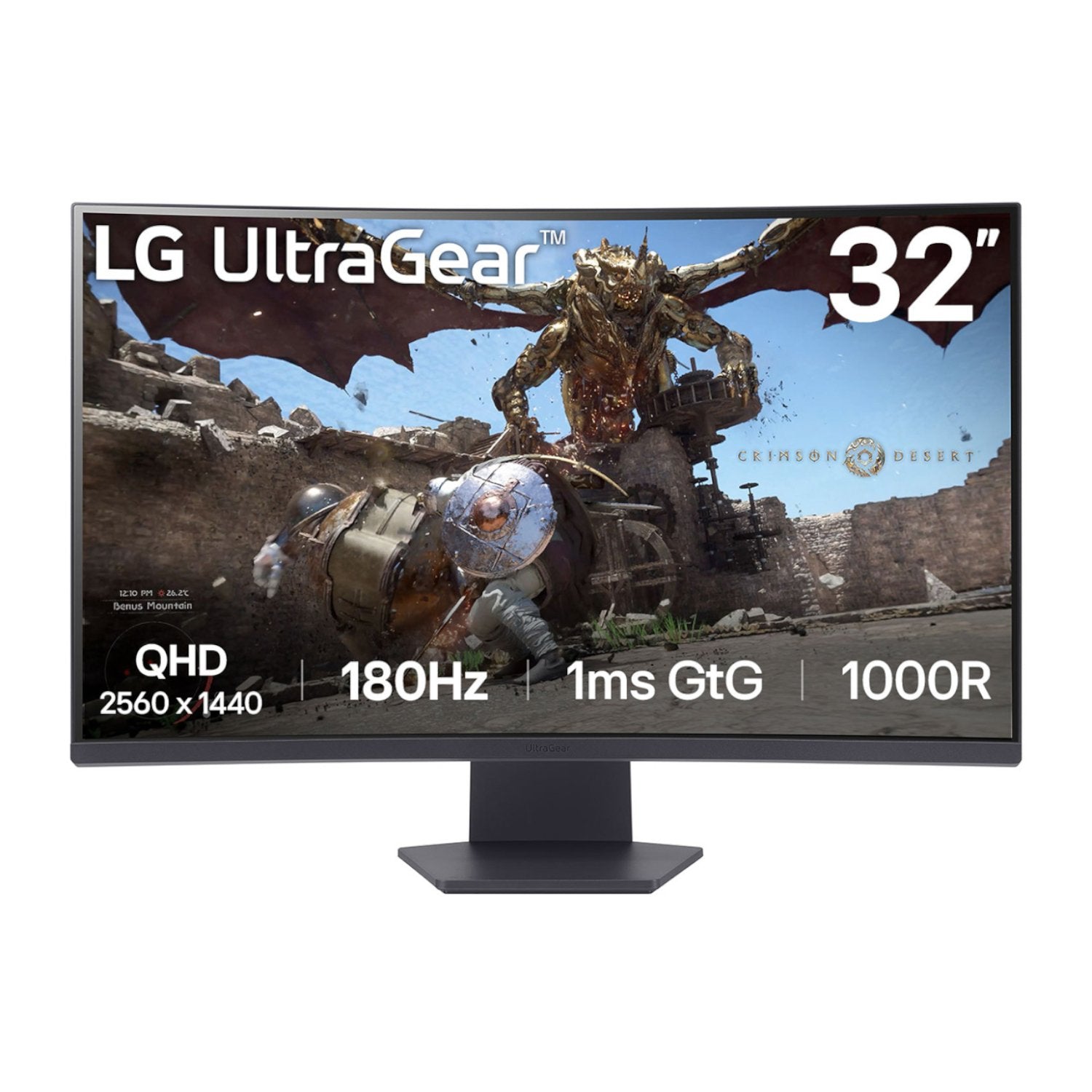 LG UltraGear 32 QHD VA Curved Gaming 180Hz 1ms