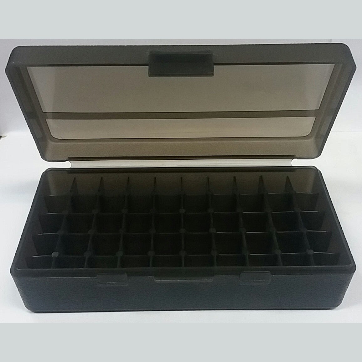 Plastic Ammo Case Medium Black 50 Piece