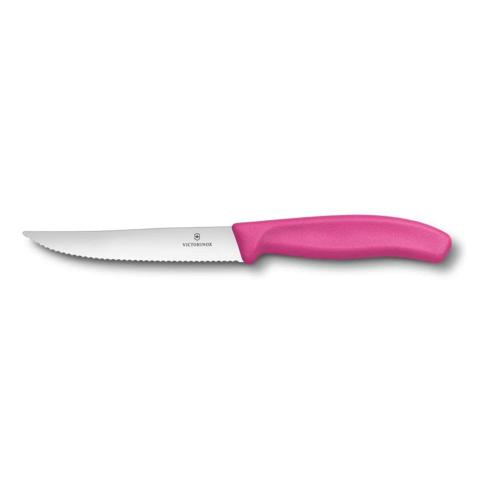 Victorinox SwissClassic Gourmet Steak Knife Wavy Edge Pink 6.7936.12L5