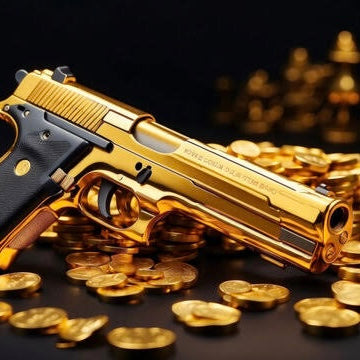 BLANK-GUNS-GOLD GUNMANSA