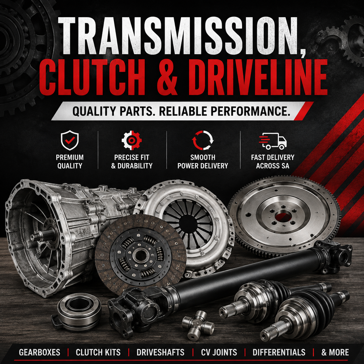 TRANSMISSION, CLUTCH & DRIVELINE