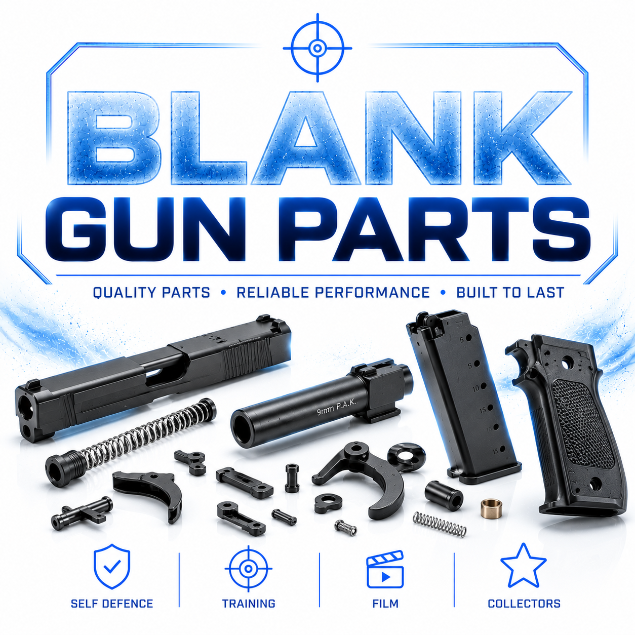 BLANK GUN PARTS