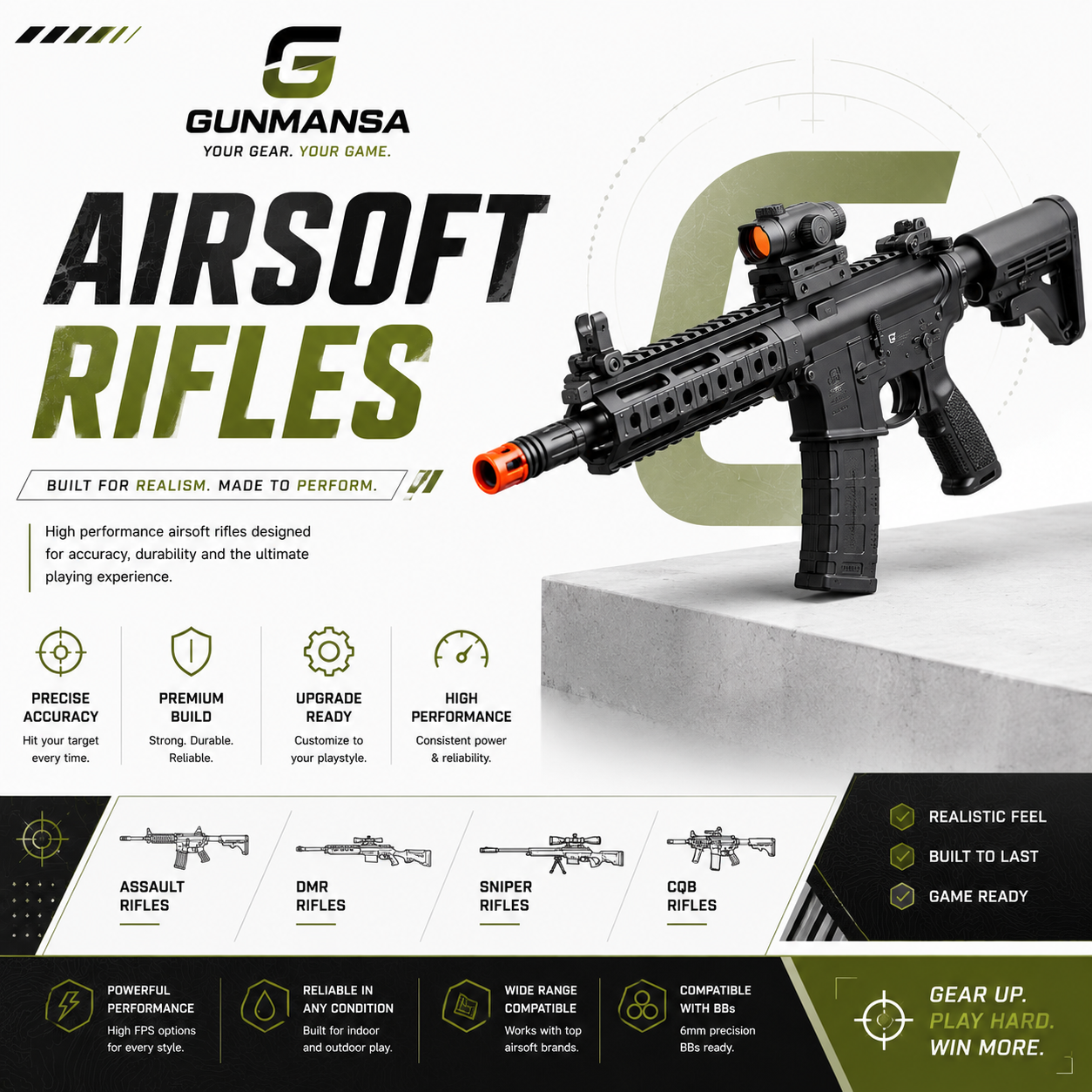 AIRSOFT RIFLES