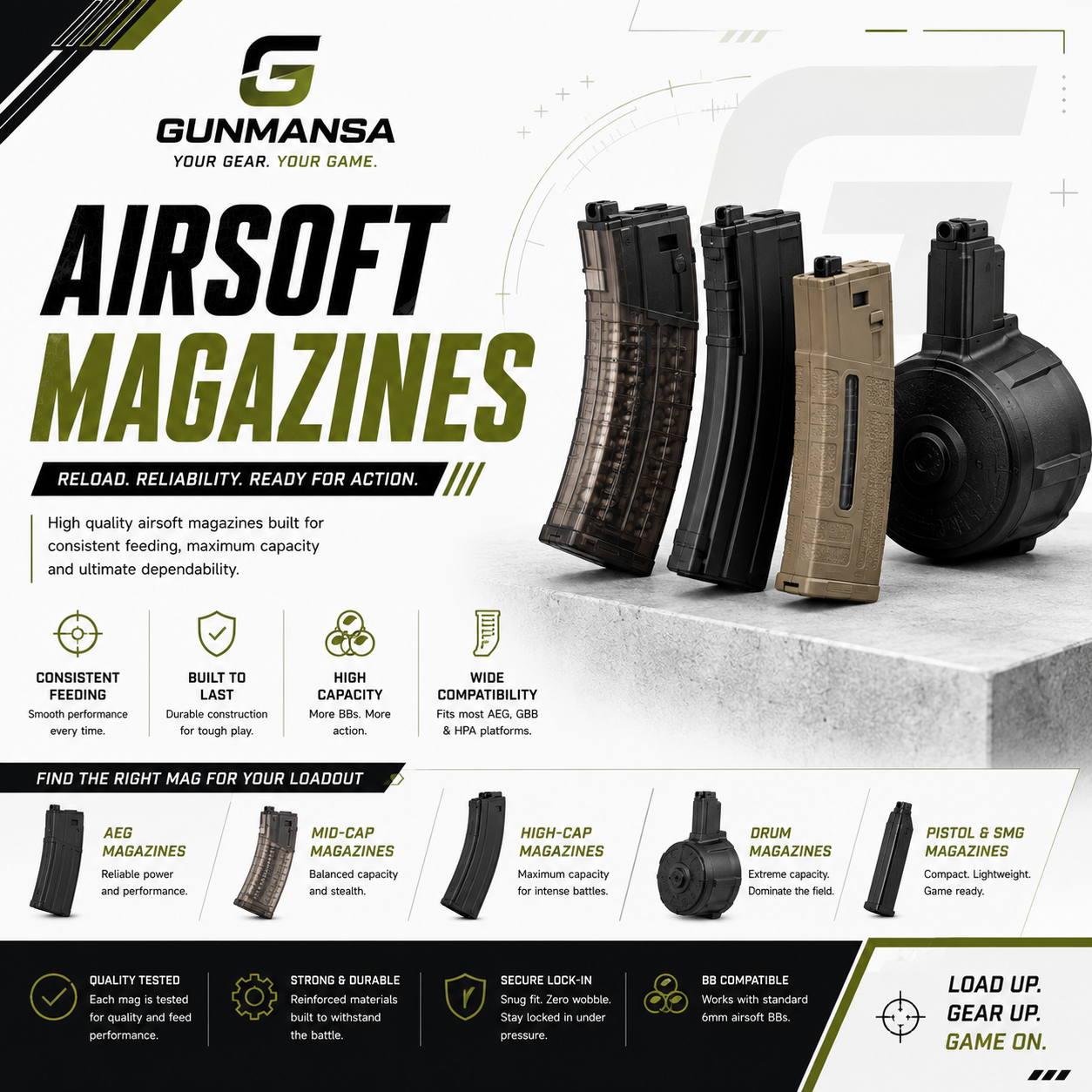 AIRSOFT MAGAZINES