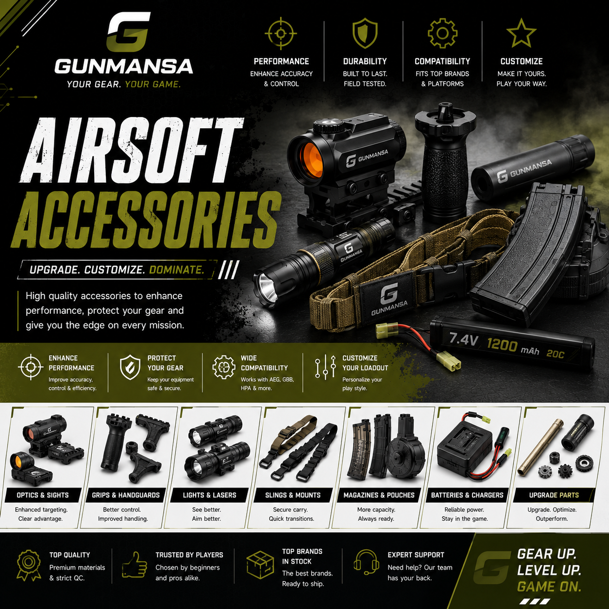 AIRSOFT ACCESSORIES