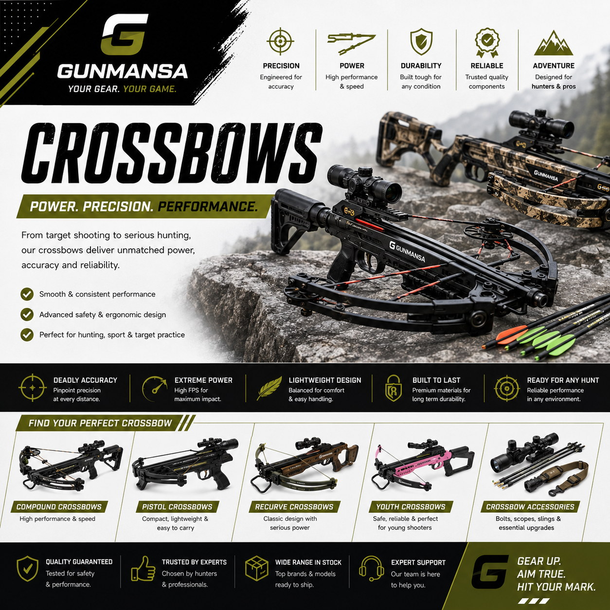 CROSSBOWS