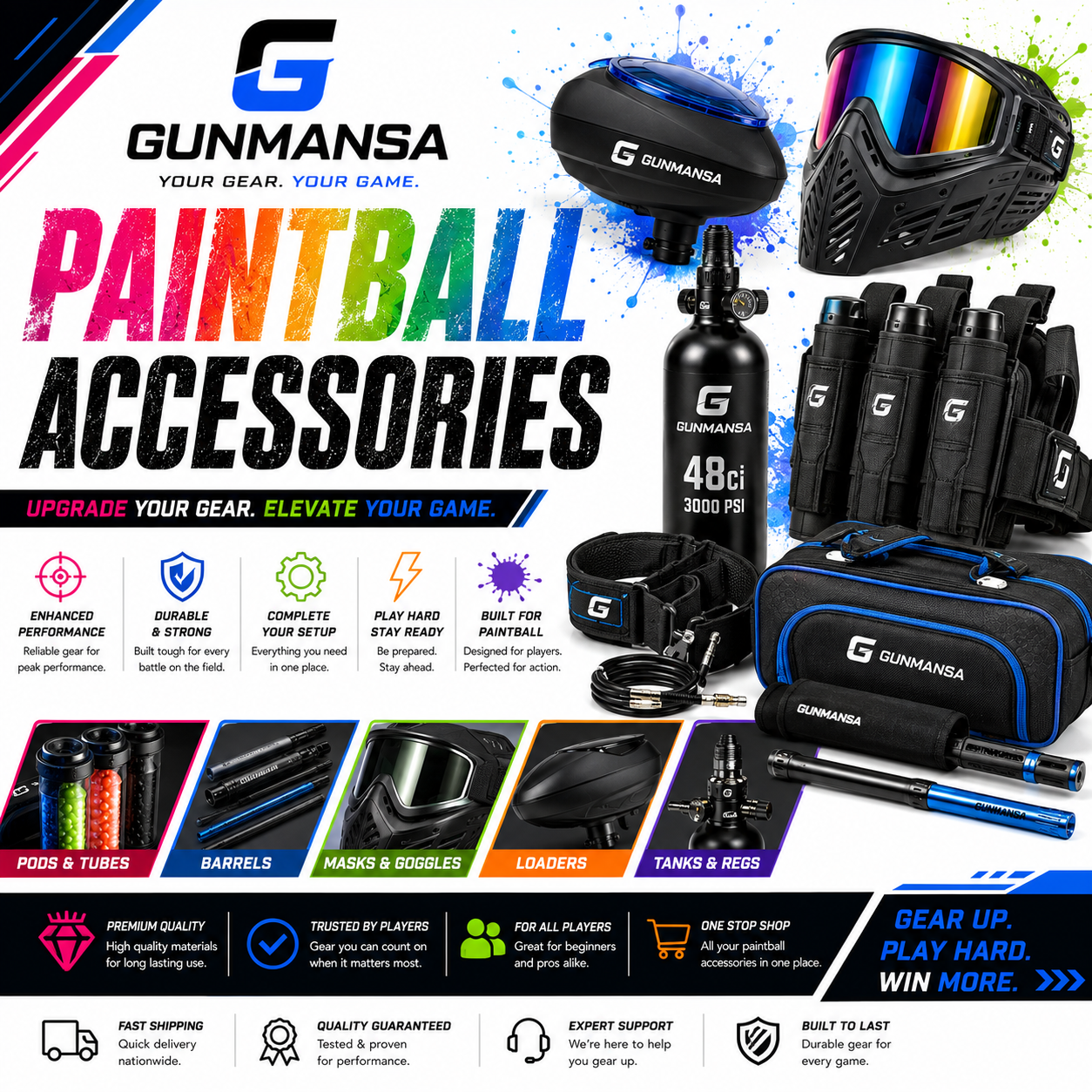 PAINTBALL ACCESSORIES