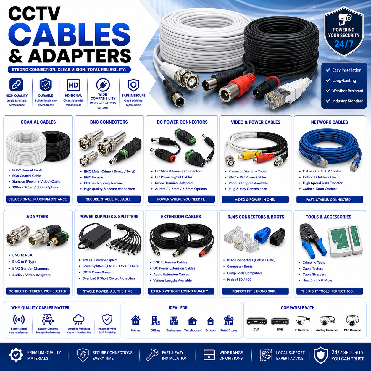 CABLES AND ADAPTERS