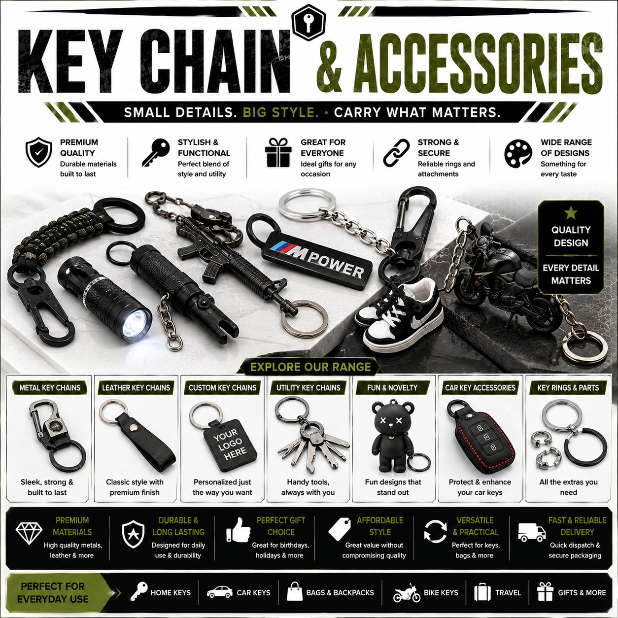 KEY CHAIN & ACCESSORIES