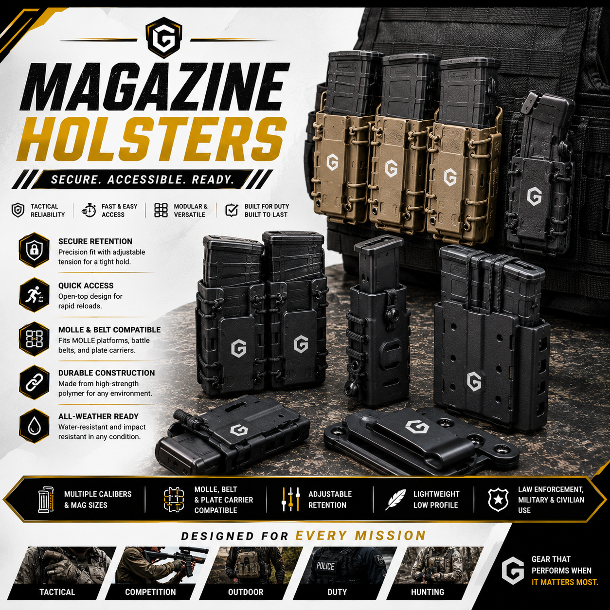 MAGAZINE HOLSTERS