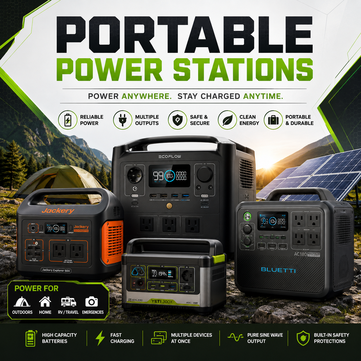 PORTABLE POWER STATIONS