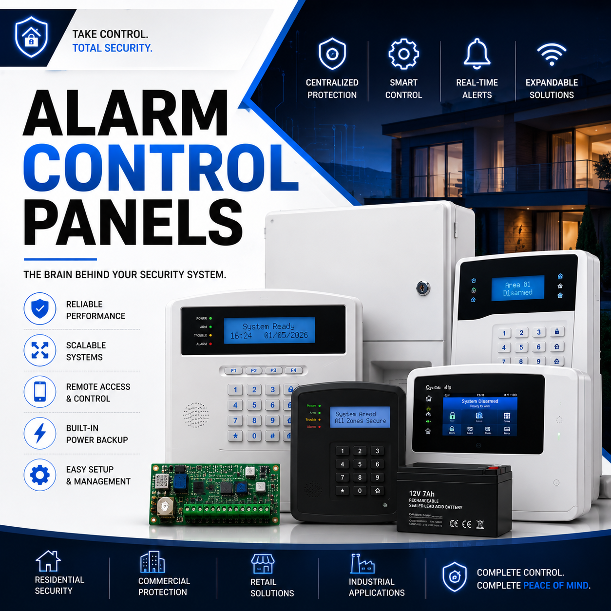 ALARM CONTROL PANELS