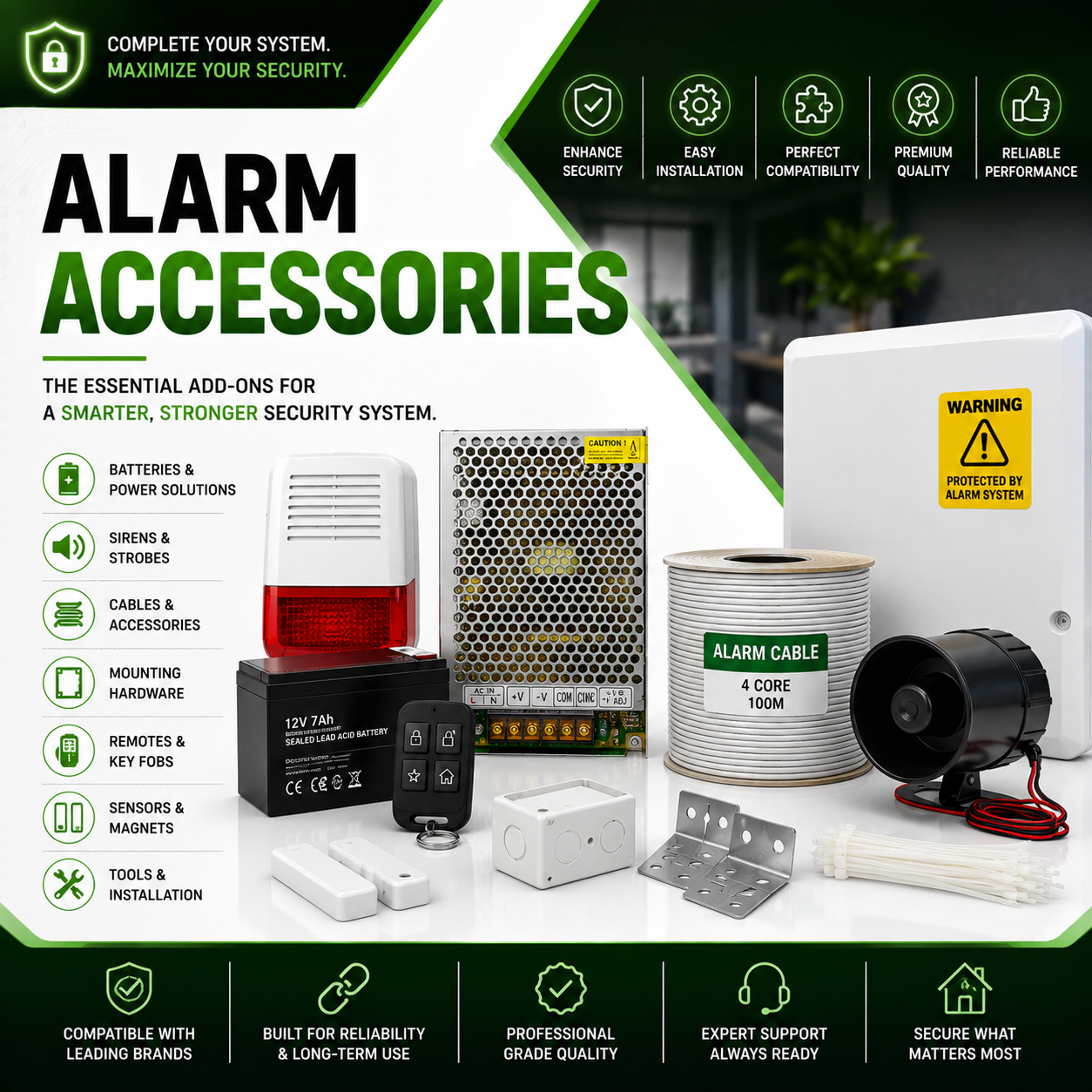 ALARM ACCESSORIES