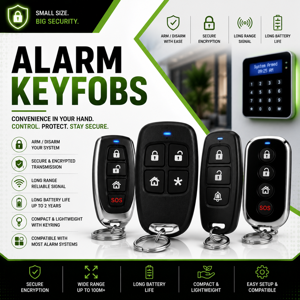 ALARM KEYFOBS