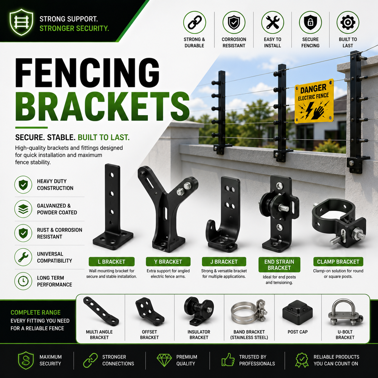 FENCING BRACKETS
