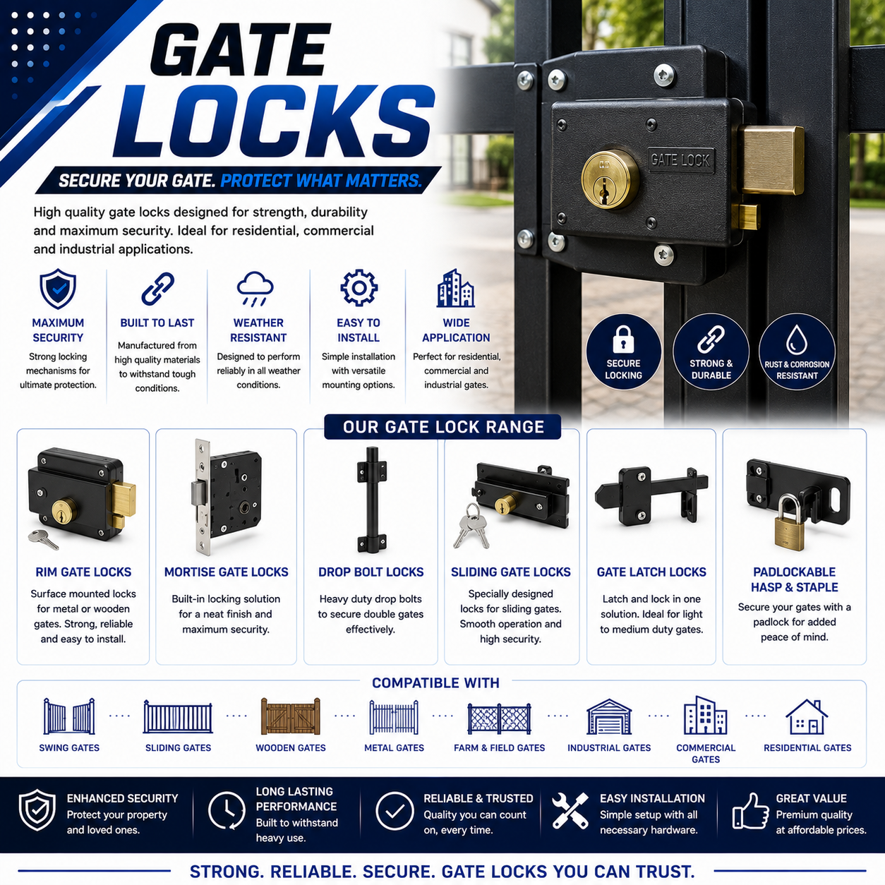 GATE LOCKS