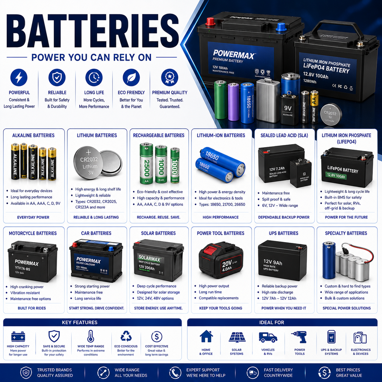 BATTERIES