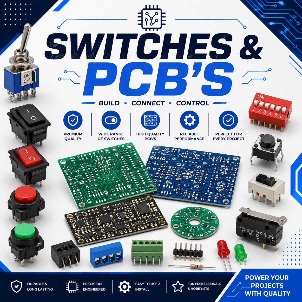 SWITCHES & PCB'S