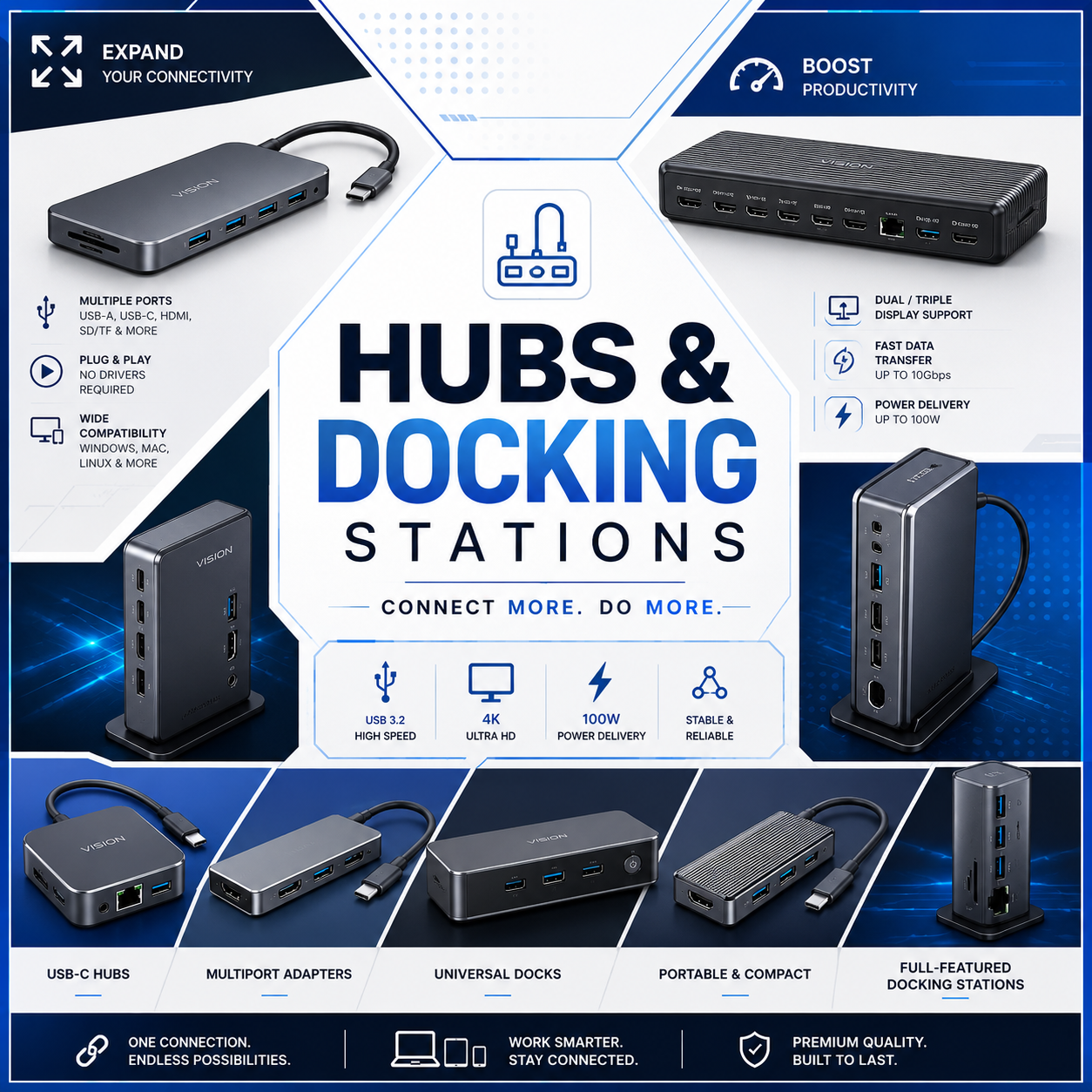 HUBS & DOCKING STATIONS