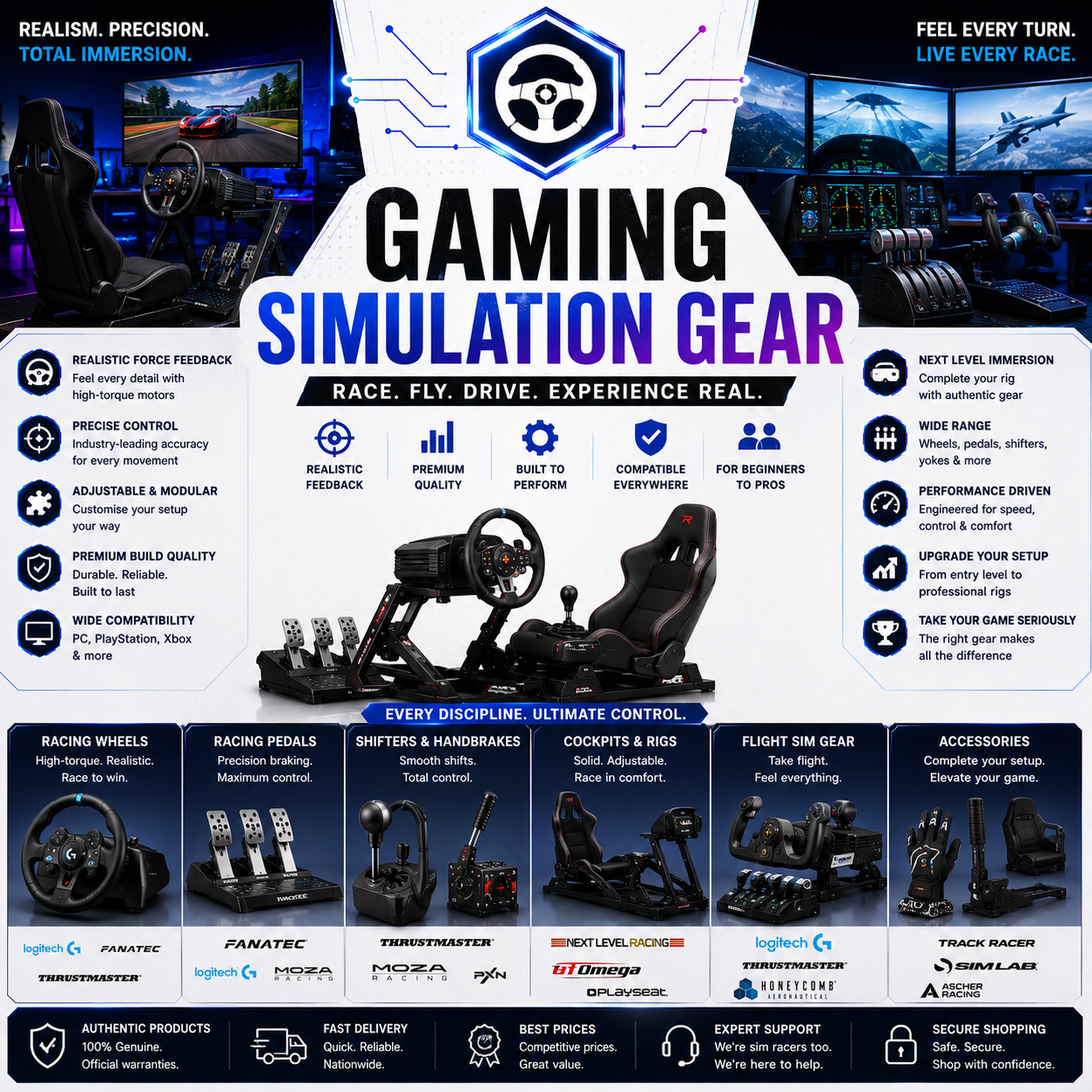 GAMING SIMULATION GEAR