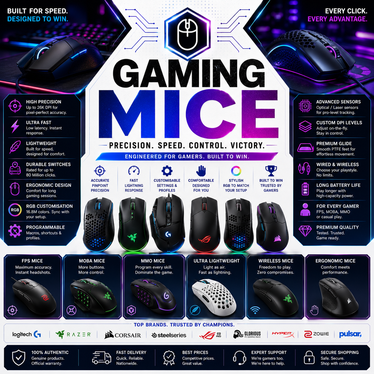 GAMING MICE