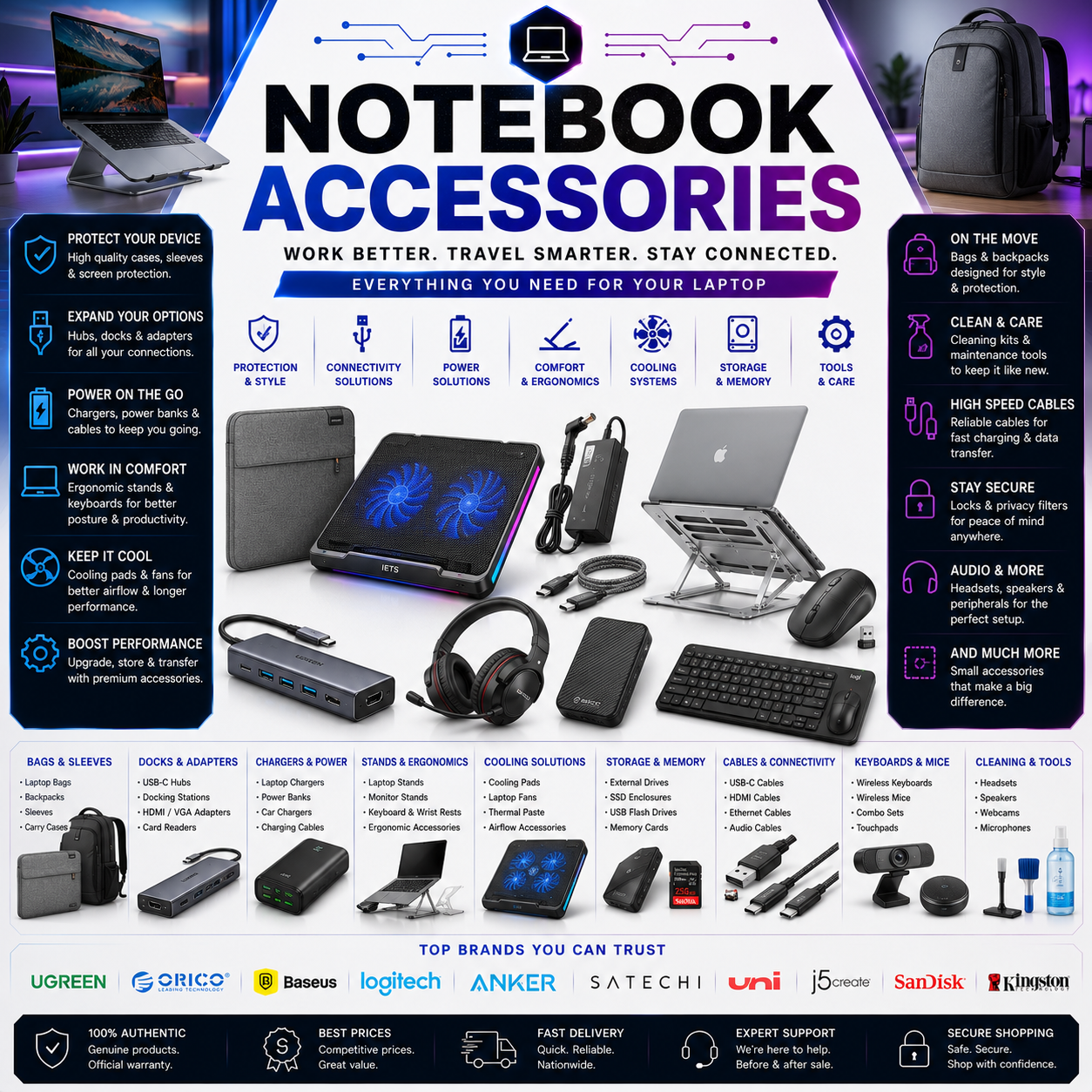 NOTEBOOK ACCESSORIES