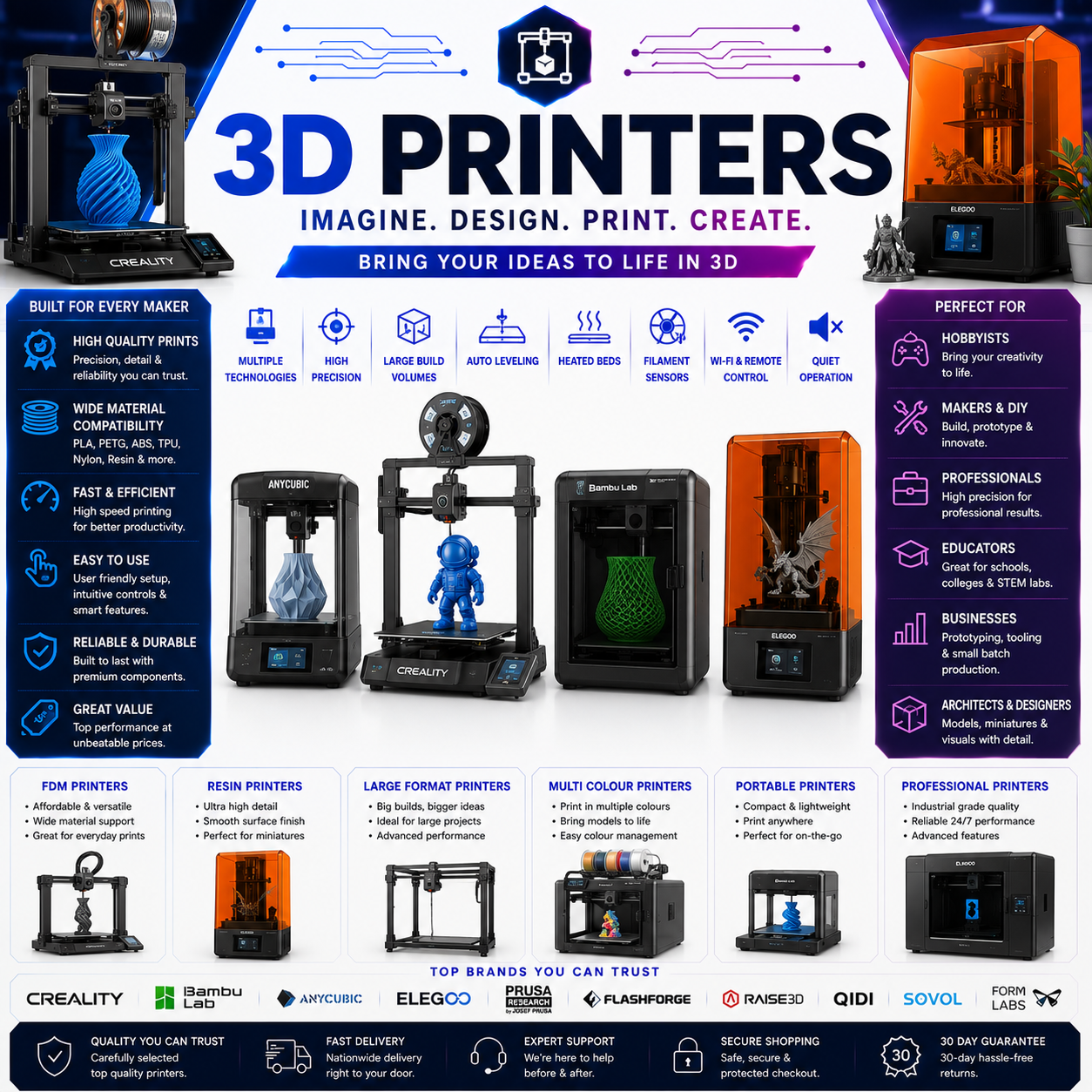 3D PRINTERS