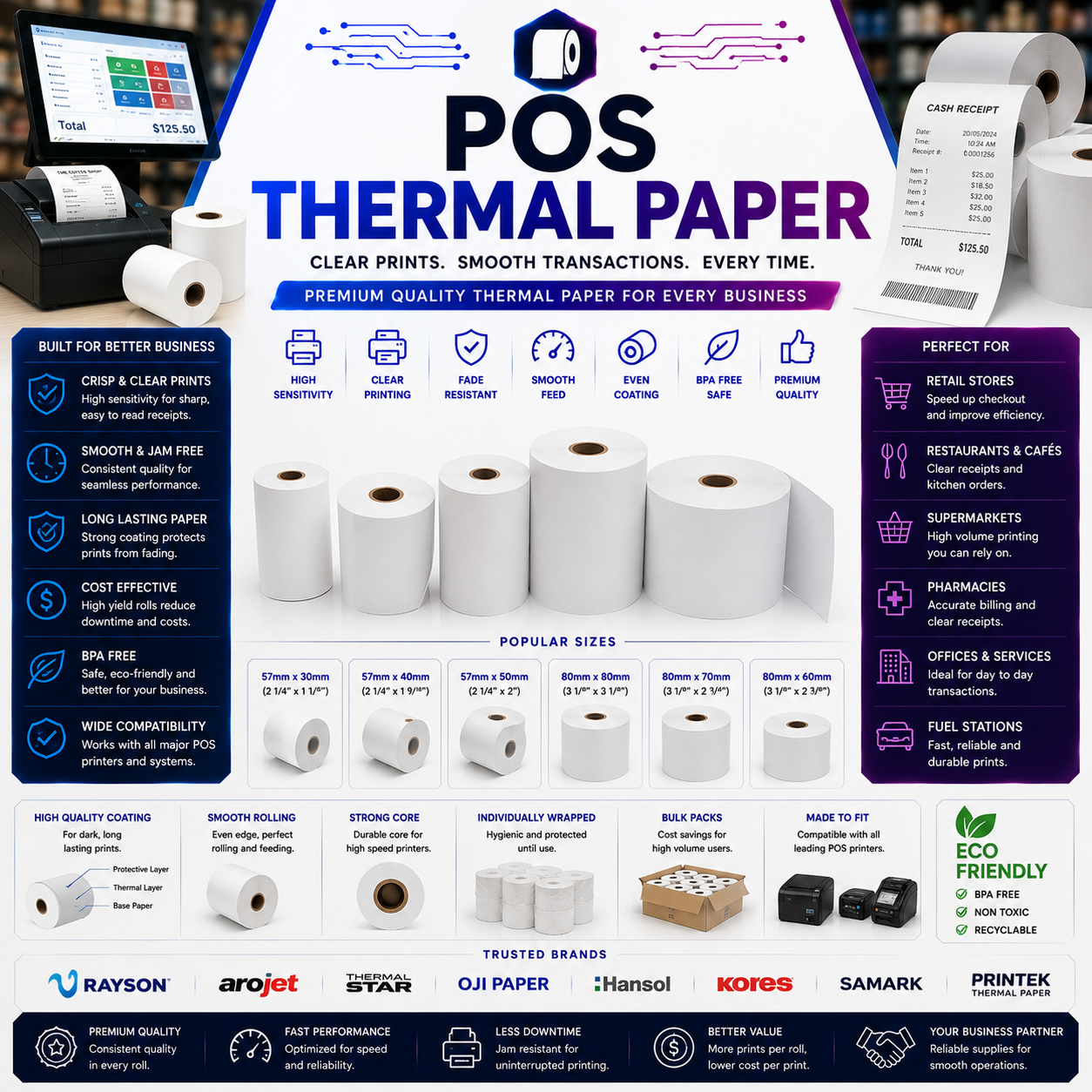 POS THERMAL PAPER