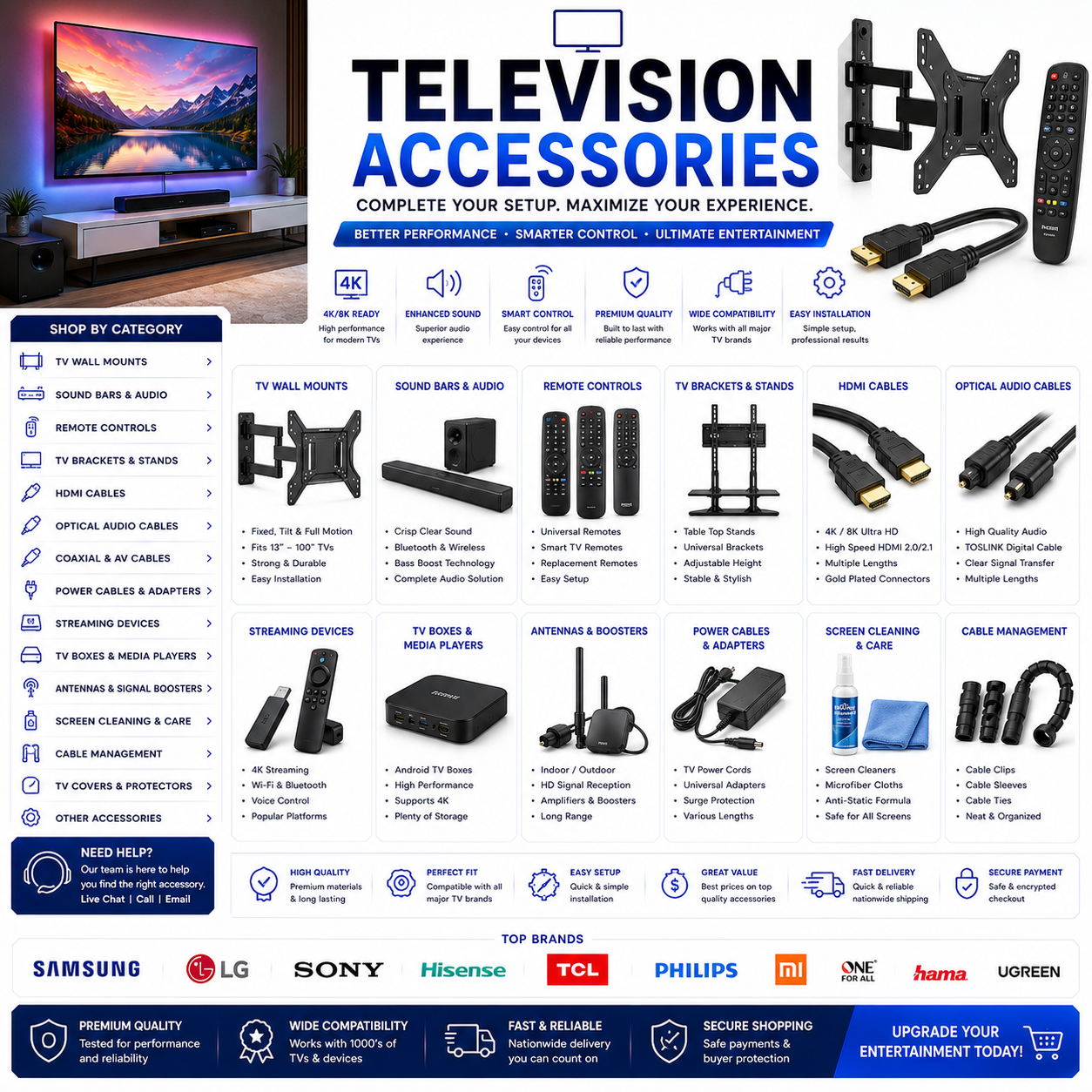 TELEVISION ACCESSORIES