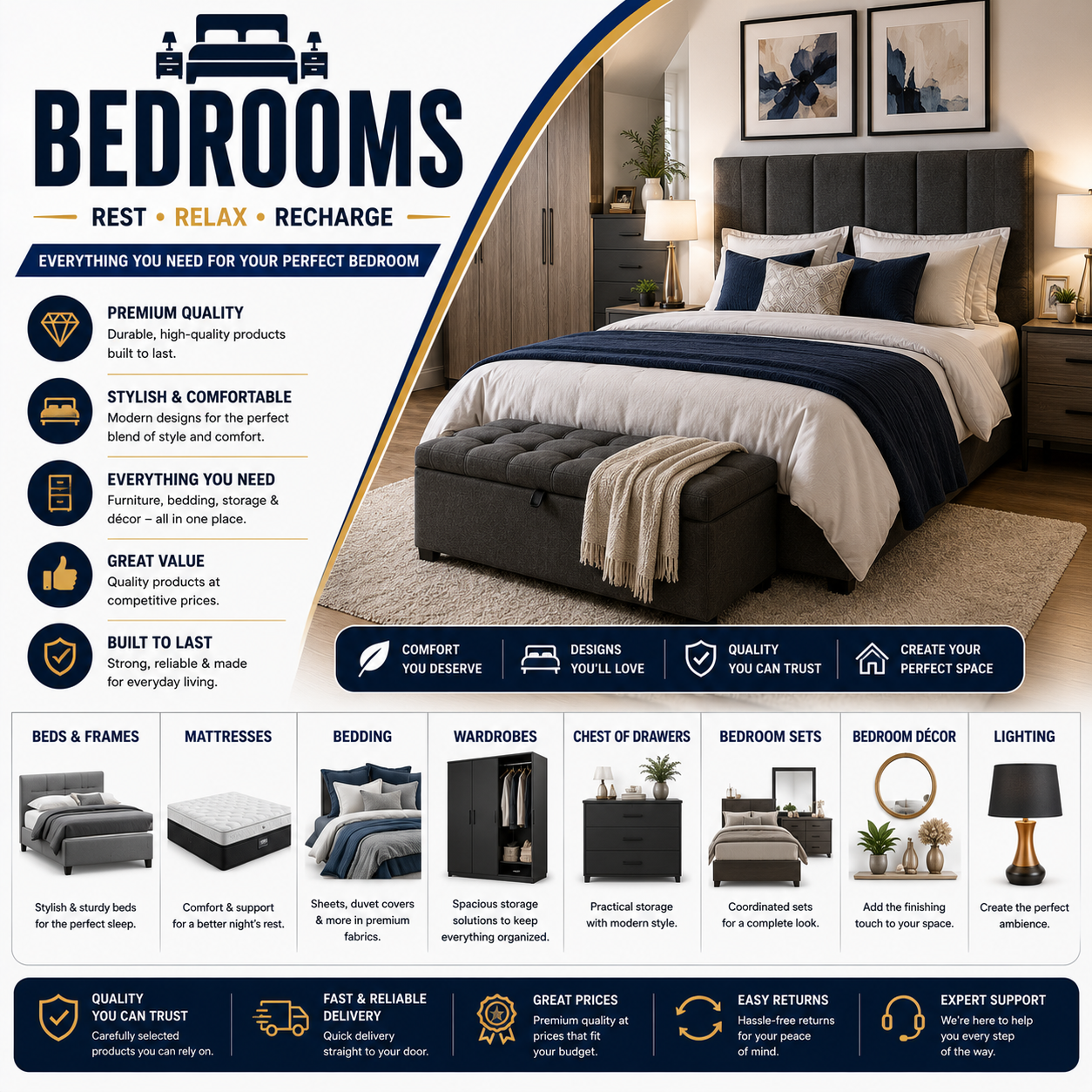 BEDROOMS