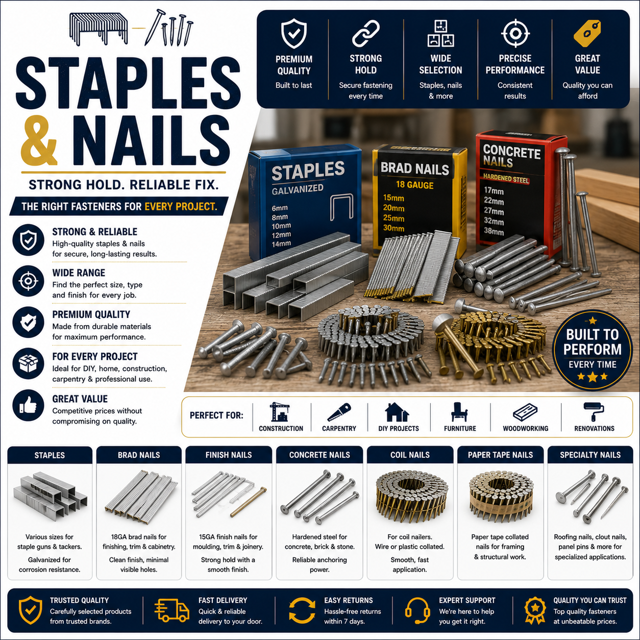 STAPLES & NAILS