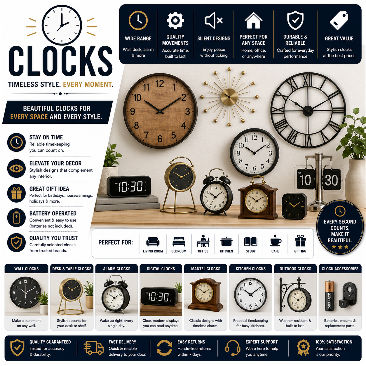 CLOCKS