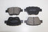 VW JETTA 6 1.6 TDI REAR BRAKE PADS 2011 - 2014