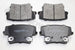 CHRYSLER BRAKE PAD 300CC REAR 3.5 05-11