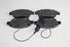 FIAT 500 FRONT BRAKE PADS WITH SENSOR 2012 UP